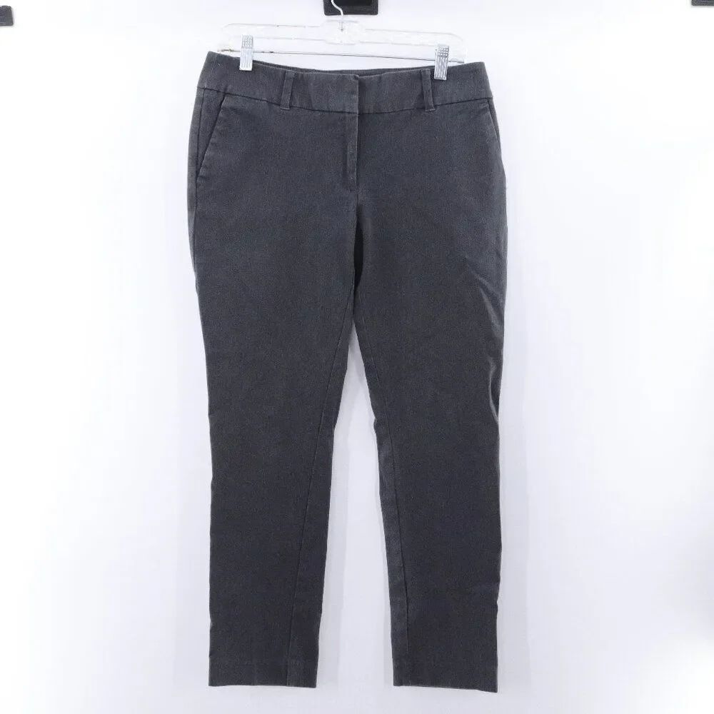 Loft | Gray Curvy Ankle Pants 6‎